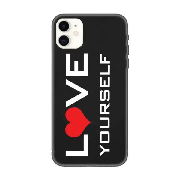 Love Yourself iPhone Case, Love Yourself Artwork iPhone 15 Phone Case