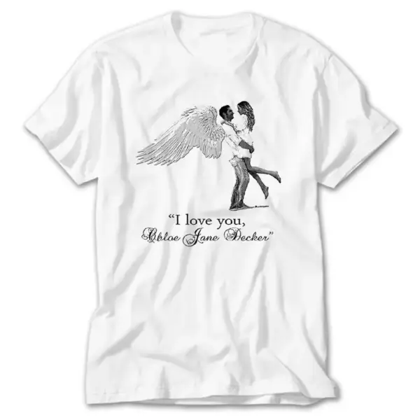 Lucifer I Love You Chloe, White T-Shirt