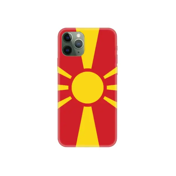 Macedonia Flag iPhone Case, Macedonia National Flag iPhone 15 Pro Max Phone Case