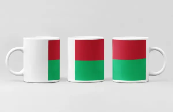 Madagascar Flag Coffee Mug, Madagascar Country National Flag Mug