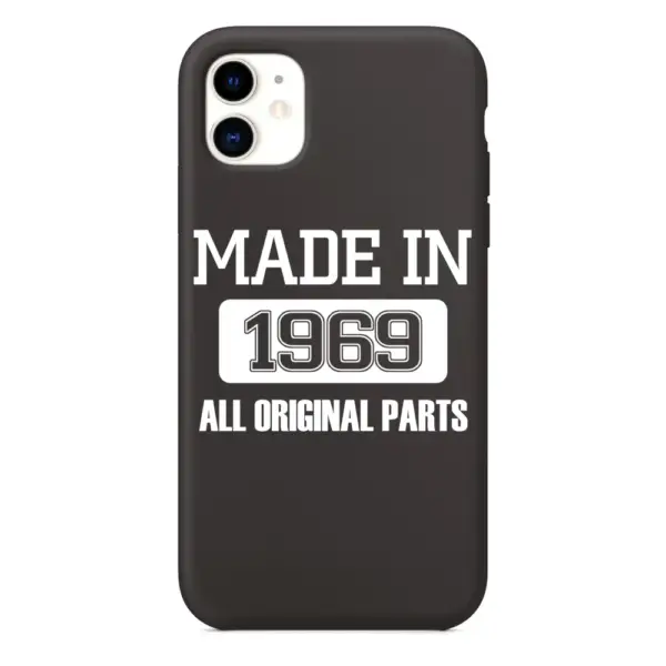 Made in 1969 iPhone Case, Made in 1969 All Original Parts iPhone 15 Phone Case