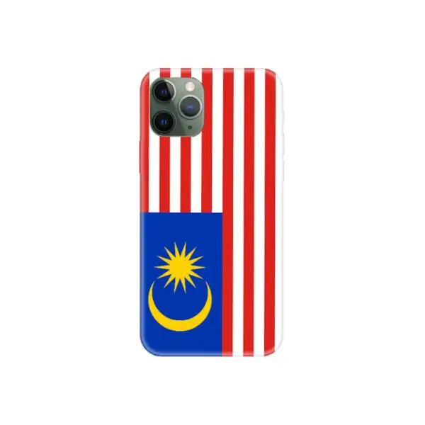 Malaysia Flag iPhone Case, Malaysia National Flag iPhone 15 Pro Max Phone Case