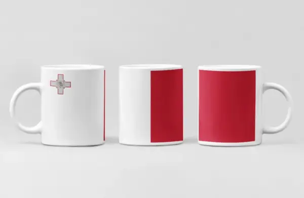 Malta Flag Coffee Mug, Malta Country National Flag Mug