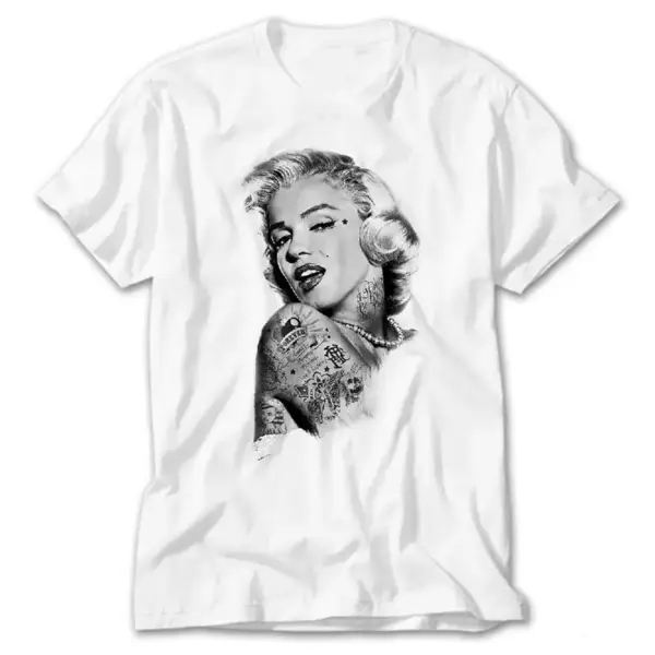 Marilyn Monroe, White T-Shirt