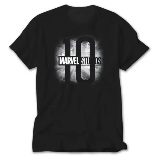 Marvel Studios 10, Black T-Shirt