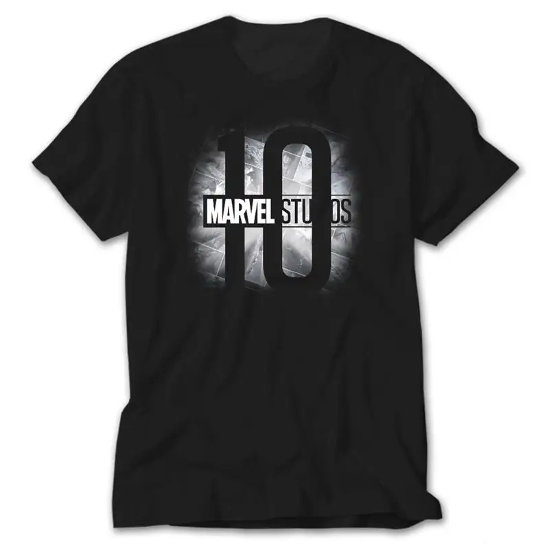 Marvel Studios 10, Black T-Shirt