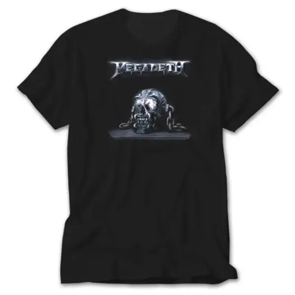 Megadeth Skull Chain, Black T-Shirt