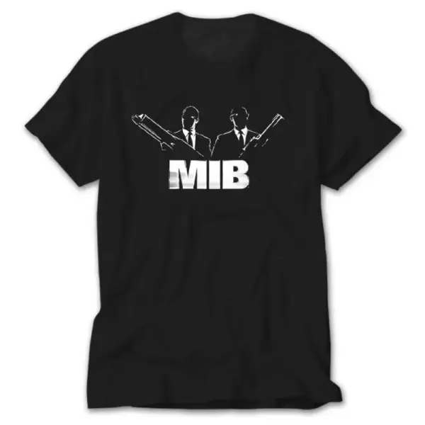 Men in Black Black T-Shirt