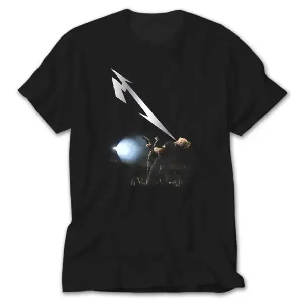 Metallica James Lighting, Black T-Shirt