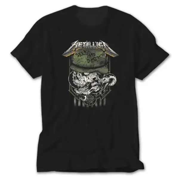 Metallica Seek and Destroy, Black T-Shirt