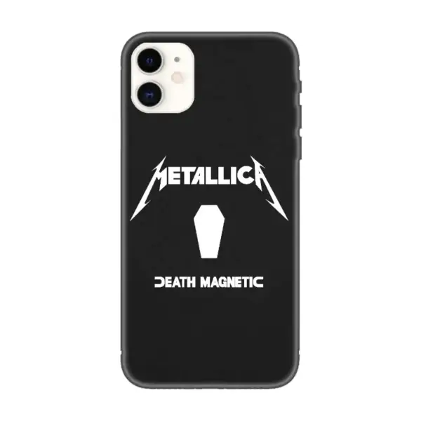 Metallica iPhone Case, Metallica Death Magnetic iPhone 15 Phone Case