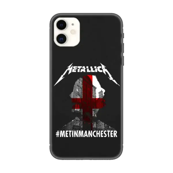 Metallica iPhone Case, Metallica Metinmanchester iPhone 15 Phone Case