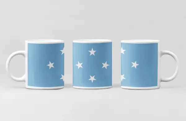 Micronesia Flag Coffee Mug, Micronesia Country National Flag Mug
