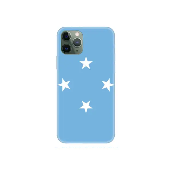 Micronesia Flag iPhone Case, Micronesia National Flag iPhone 15 Pro Max Phone Case