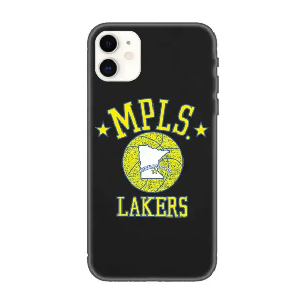 Mineapolis Lakers iPhone Case, Mineapolis Lakers Logo iPhone 15 Phone Case