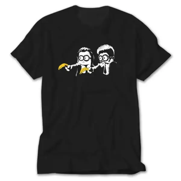 Minion Fiction, Black T-Shirt