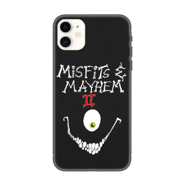 Misfits and Mayhem iPhone Case, Misfits and Mayhem Artwork iPhone 15 Phone Case