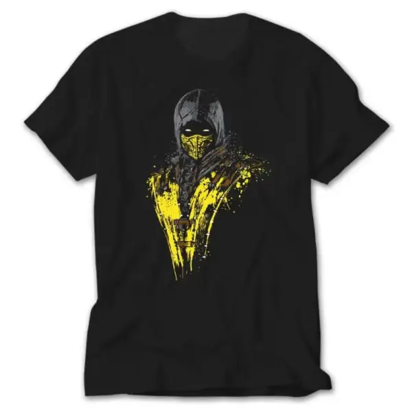 Mortal Combat Scorpion Black T-Shirt