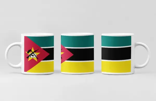 Mozambique Flag Coffee Mug, Mozambique Country National Flag Mug