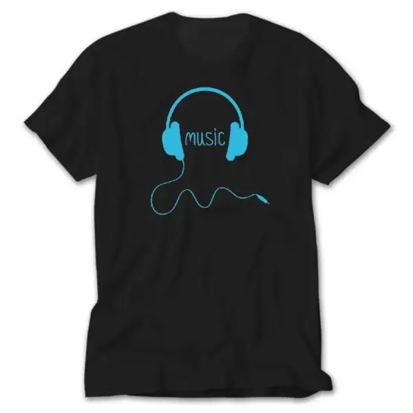 Music is Life, Black T-Shirt