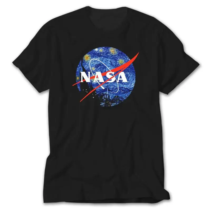 Nasa, Black T-Shirt
