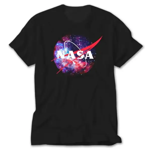 Nasa Galactic, Black T-Shirt