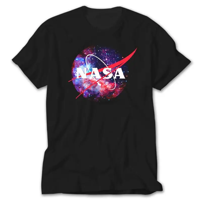 Nasa Galactic, Black T-Shirt