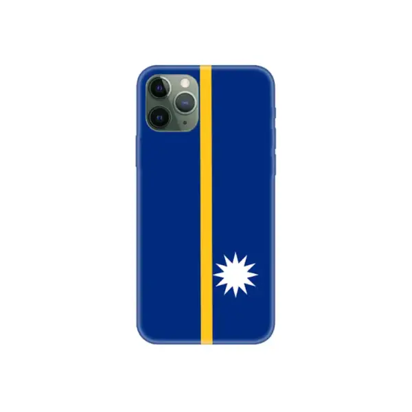 Nauru Flag iPhone Case, Nauru National Flag iPhone 15 Pro Max Phone Case