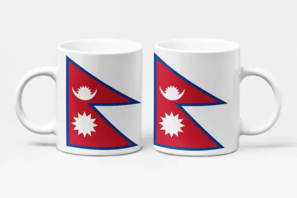 Nepal Flag Coffee Mug, Nepal Country National Flag Mug