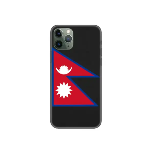 Nepal Flag iPhone Case, Nepal National Flag iPhone 15 Pro Max Phone Case