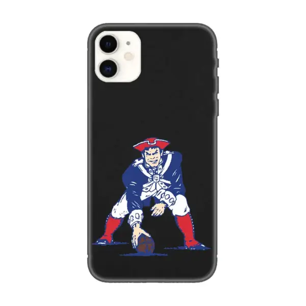 New England Patriots iPhone Case, New England Patriots Logo iPhone 15 Phone Case