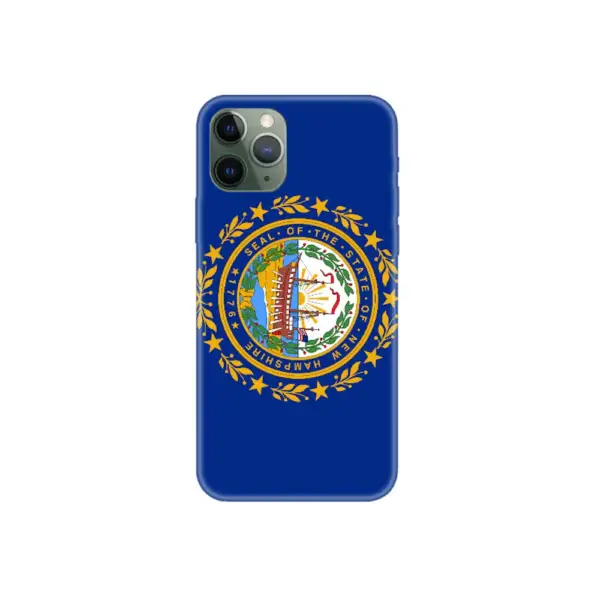New Hampshire Flag iPhone Case, New Hampshire National Flag iPhone 15 Pro Max Phone Case