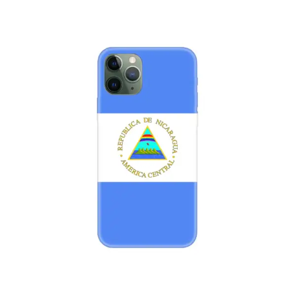Nicaragua Flag iPhone Case, Nicaragua National Flag iPhone 15 Pro Max Phone Case