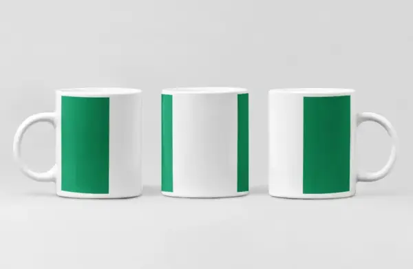 Nigeria Flag Coffee Mug, Nigeria Country National Flag Mug