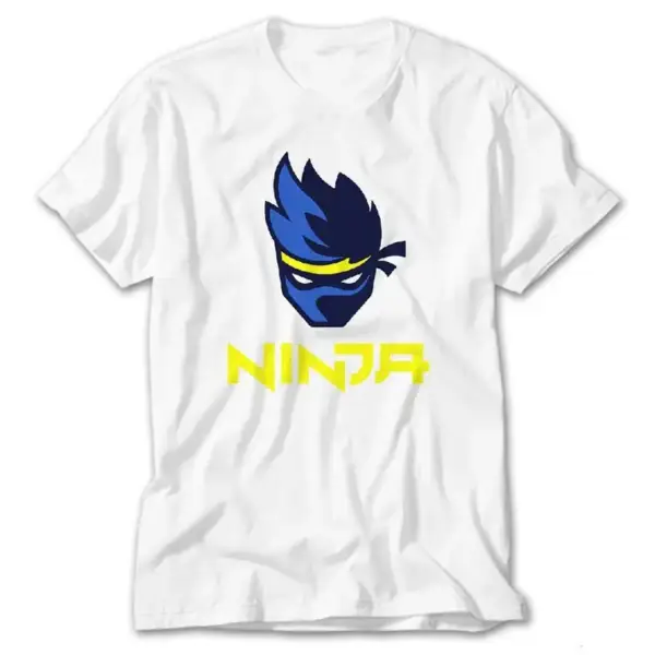 Ninja Streamer, White T-Shirt