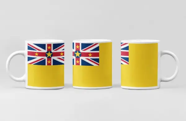 Niue Flag Coffee Mug, Niue Country National Flag Mug