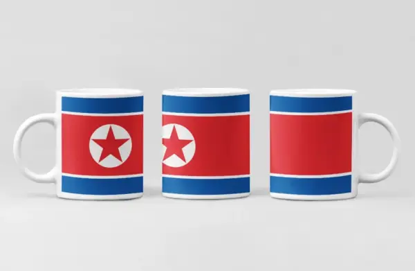 North Korea Flag Coffee Mug, North Korea Country National Flag Mug