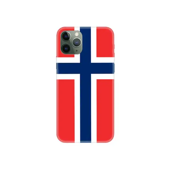 Norway Flag iPhone Case, Norway National Flag iPhone 15 Pro Max Phone Case