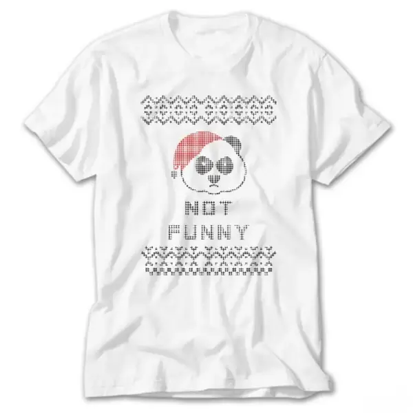 Not Funny White T-Shirt