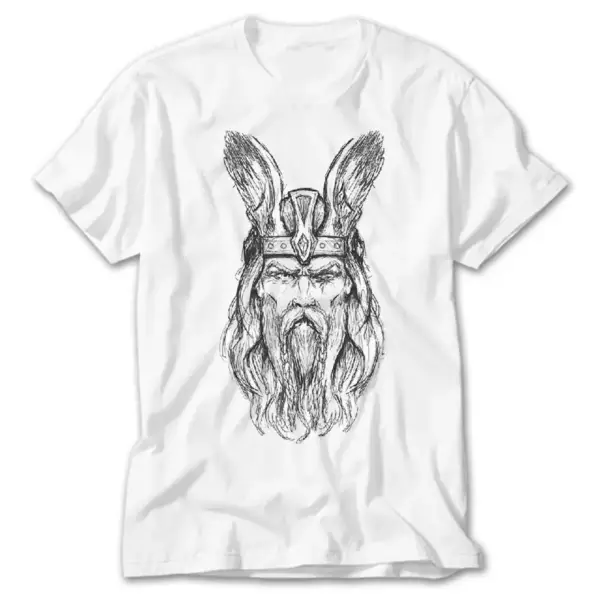 Odin, White T-Shirt
