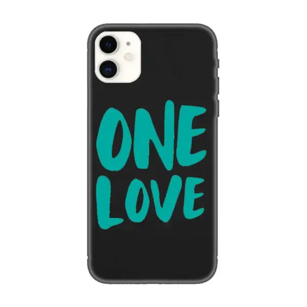 One Love iPhone Case, One Love Artwork iPhone 15 Phone Case