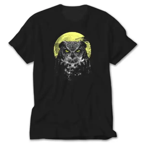Owl, Black T-Shirt