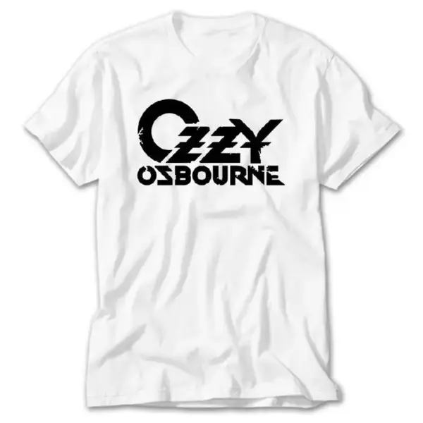 Ozzy Osbourne, White T-Shirt