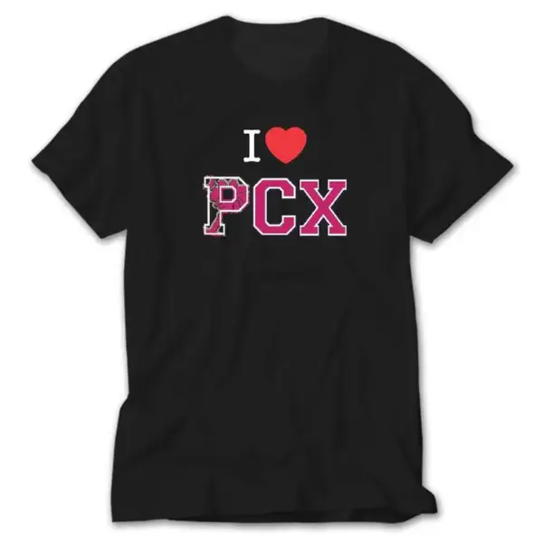 PCX Love, Black T-Shirt