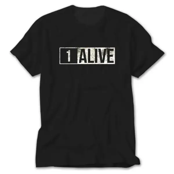 PUBG 1 Alive, Black T-Shirt