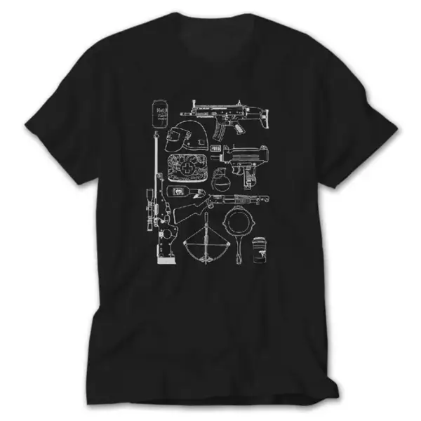 PUBG, Black T-Shirt