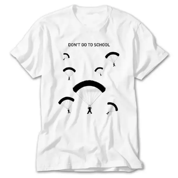 PUBG Dont Go School , White T-Shirt