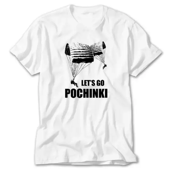 PUBG Lets go Pochinki, White T-Shirt