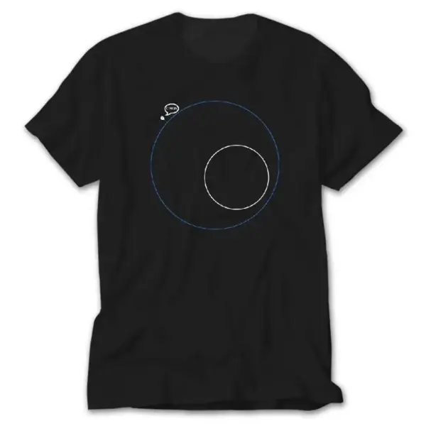 PUBG Minimap Blue Zone, Black T-Shirt