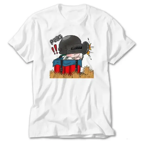 PUBG Pan Save Your Life, White T-Shirt